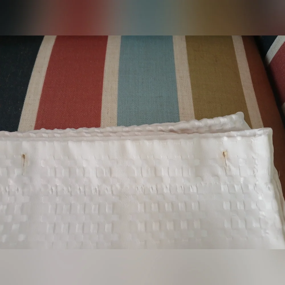 Checkered Pattern Shower Curtain - Picture 4 of 6